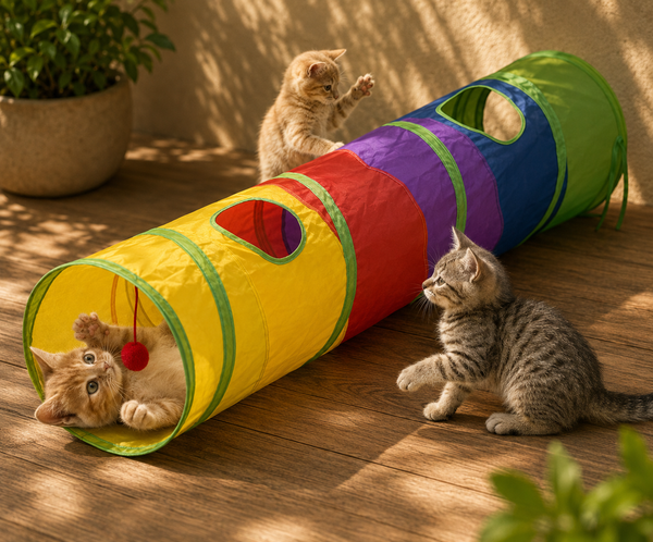 Collapsible Cat Play Tunnel