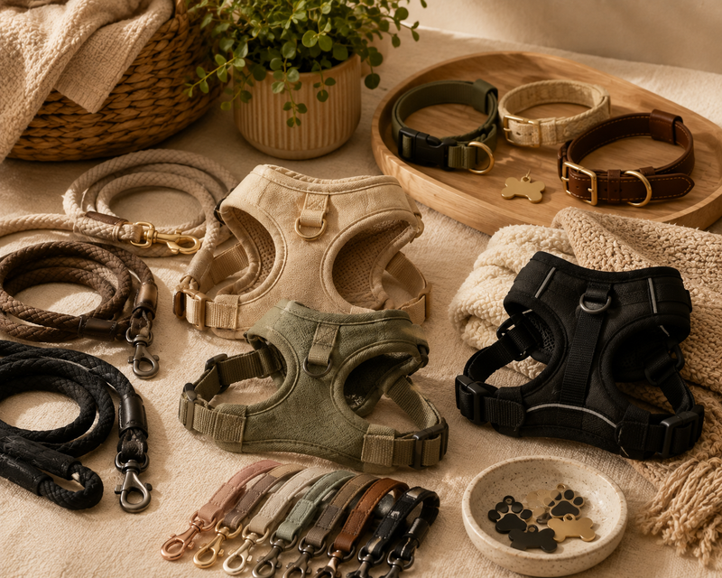 Leashes, Collars & Harnesses