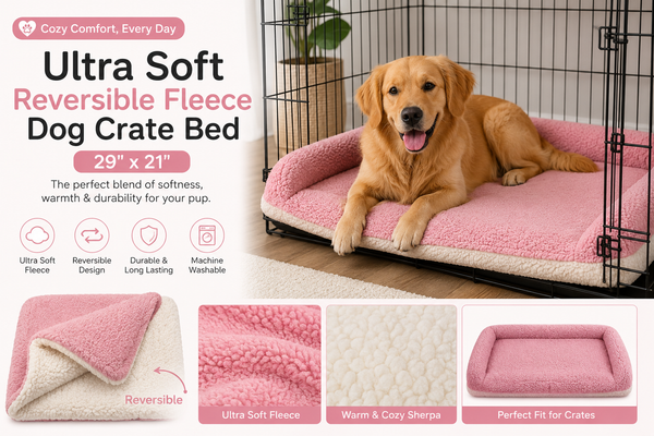 Reversible Fleece Crate Mat