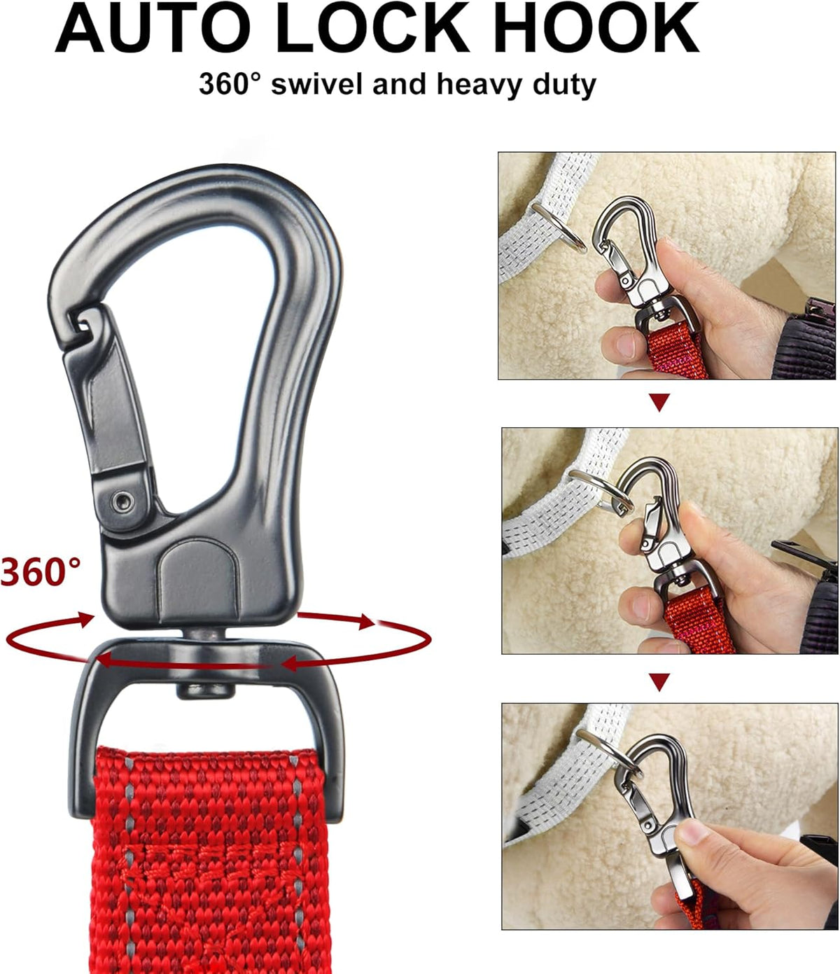 Heavy-Duty Dog Leash – 4ft