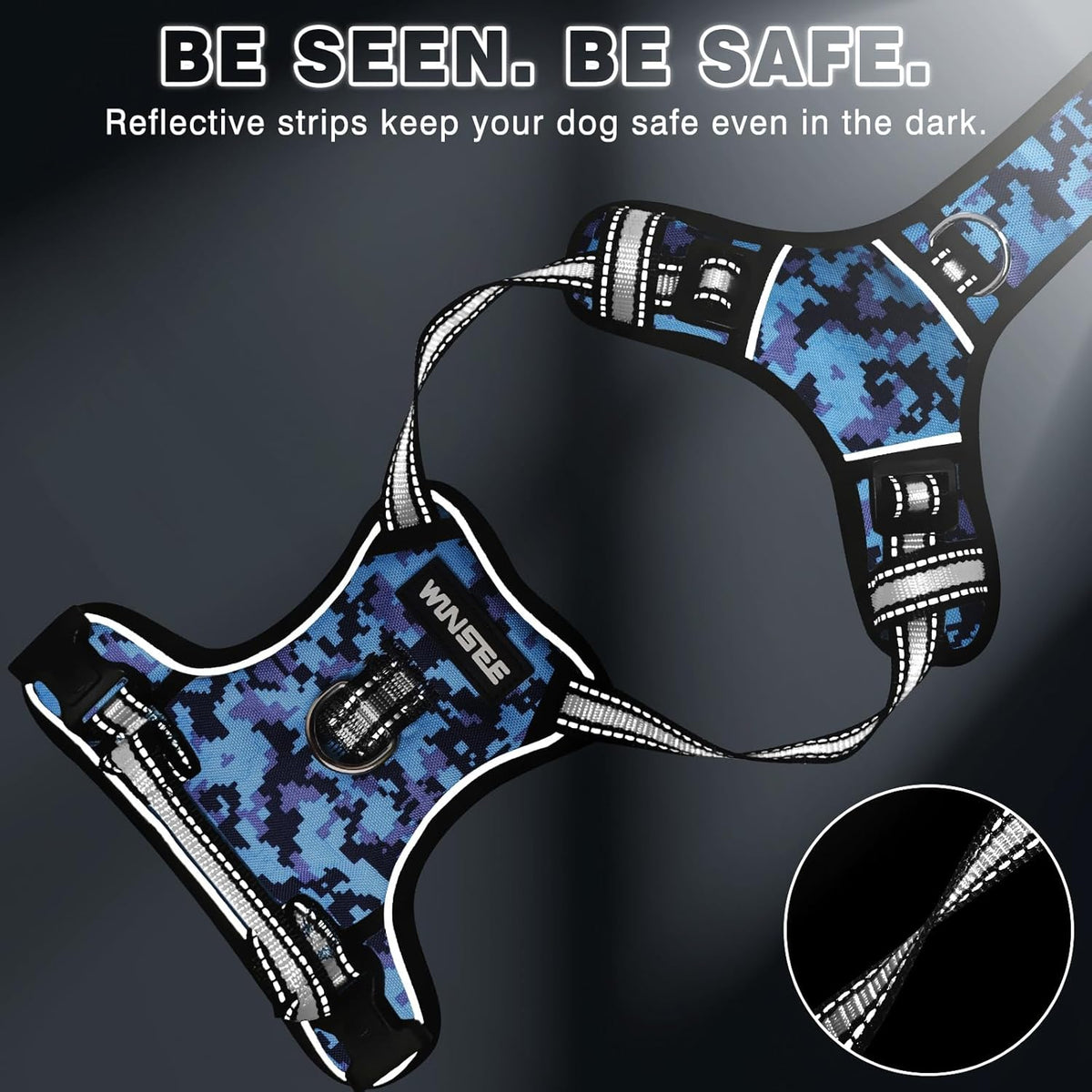 No-Pull Dog Harness & Collar Set