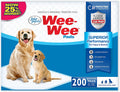 Wee-Wee Superior Performance Dog Pee Pads, 200 Count | Quilted Leak-Proof Puppy Pads, Dog Housebreaking & Potty Training, 24-Hour Floor Protection, Pet Supplies, 22" X 23"