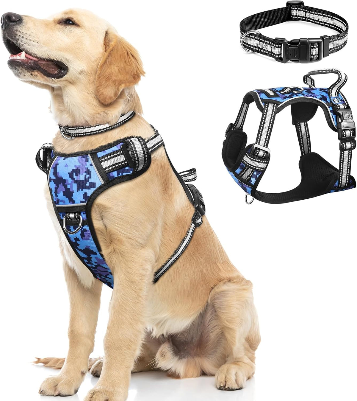 No-Pull Dog Harness & Collar Set