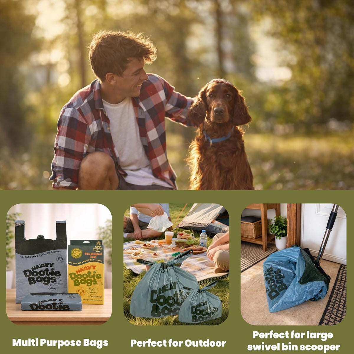 Cornstarch Dog Poop Bags