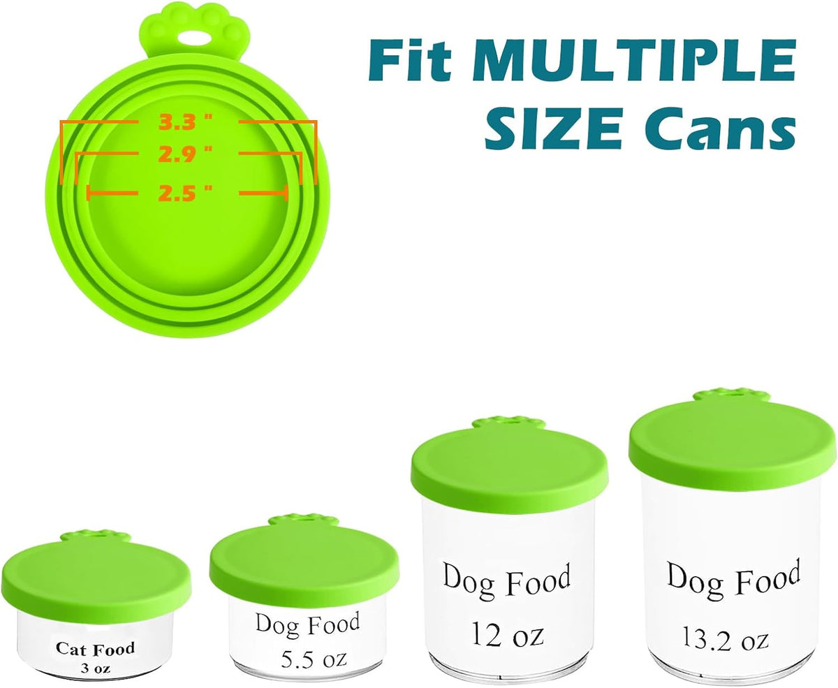 Silicone Can Lid Covers – 5 Pack
