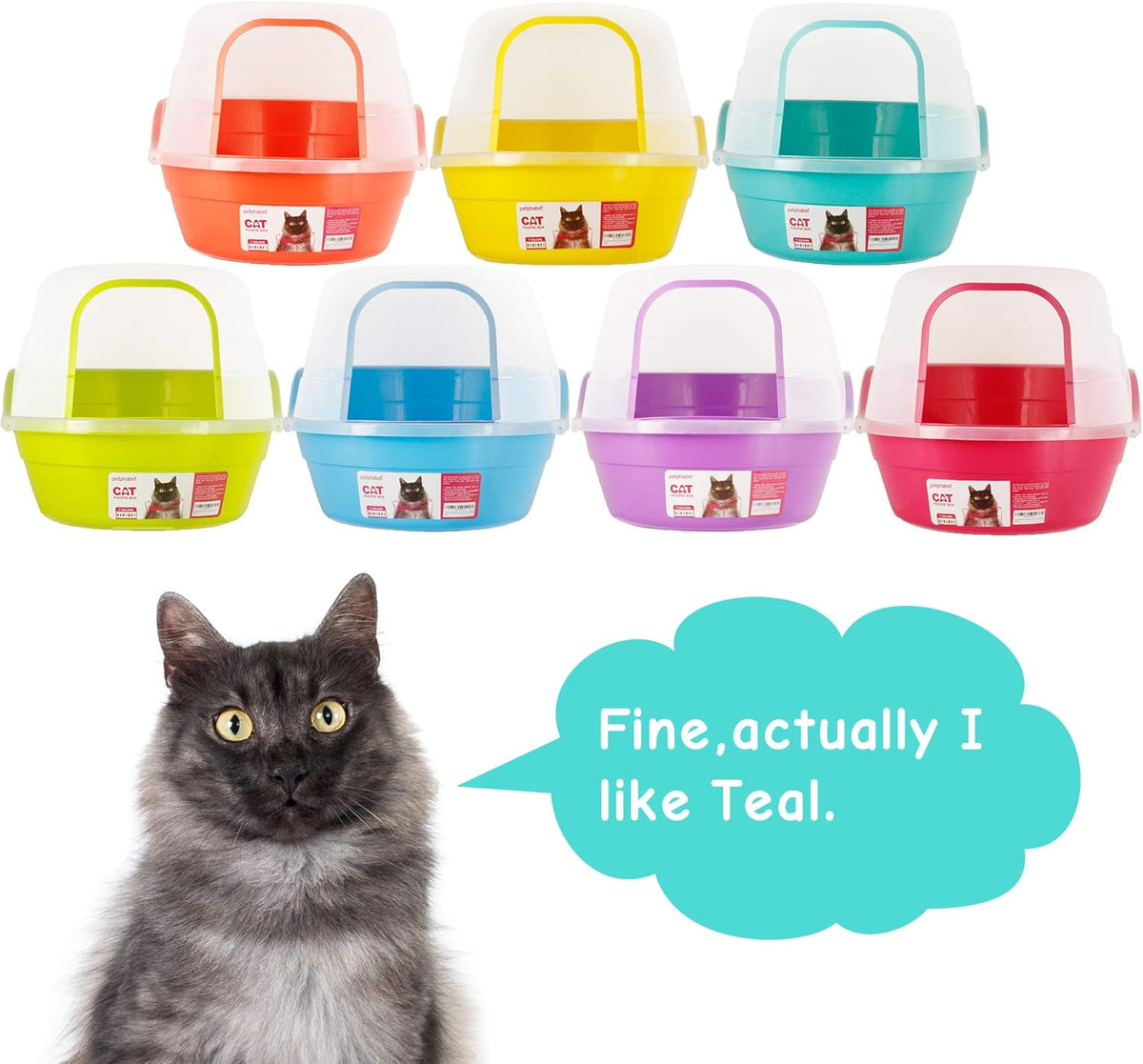 Jumbo Hooded Litter Box