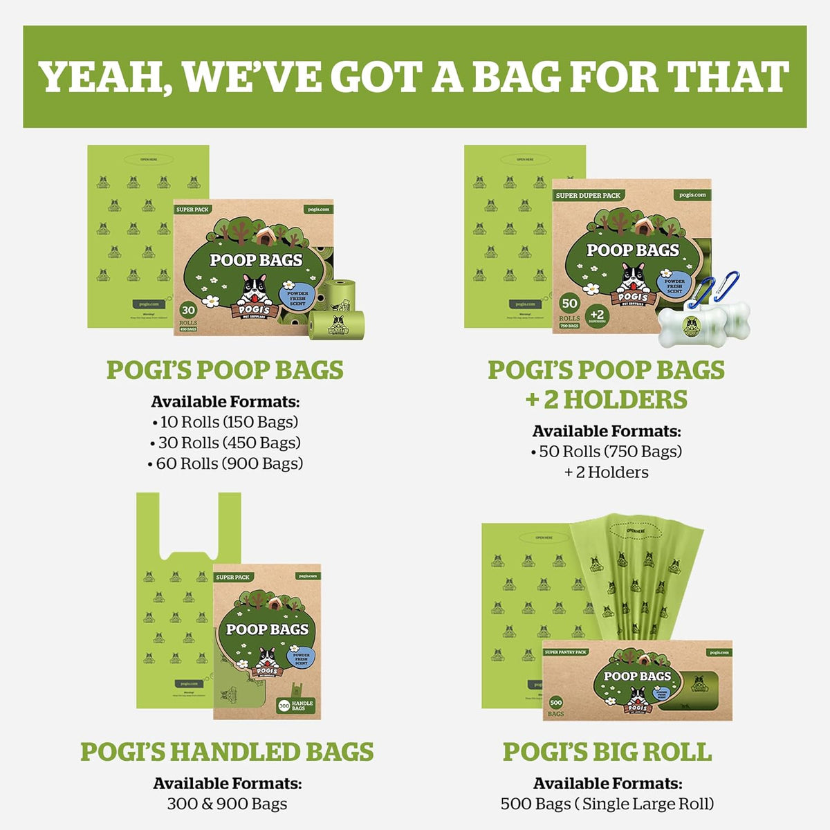 Scented Dog Poop Bags