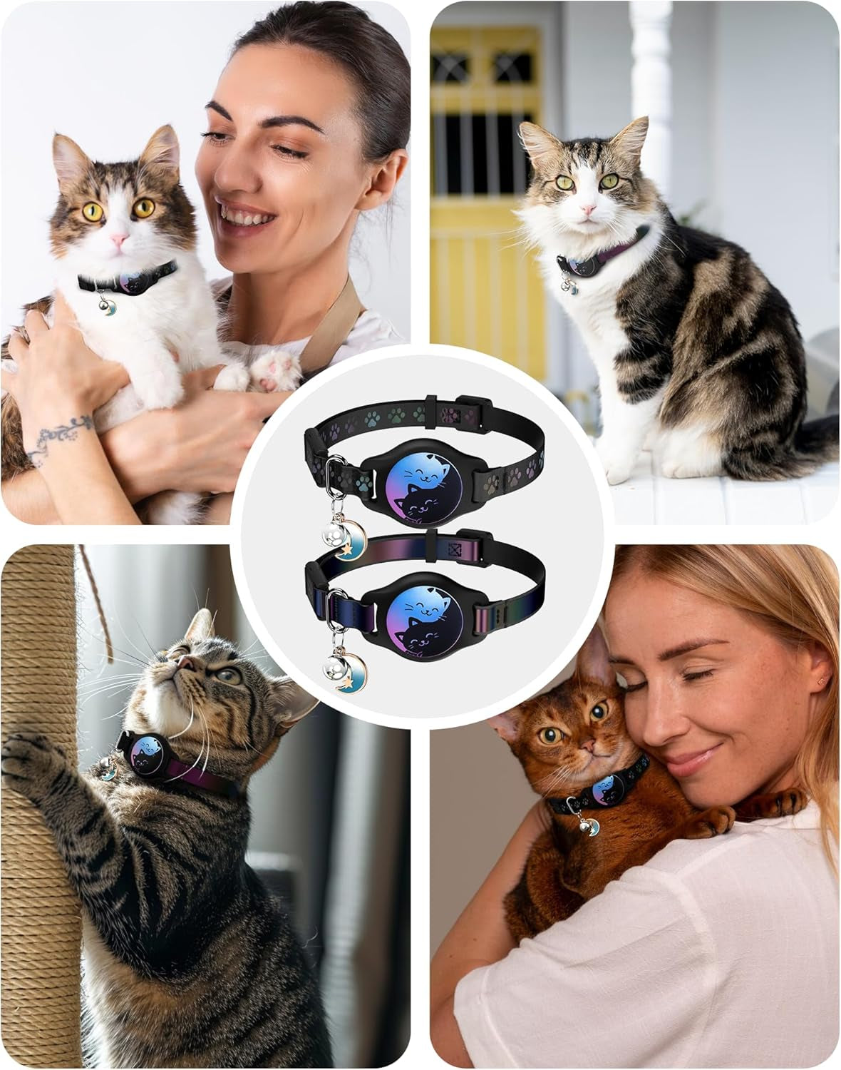 AirTag Cat Collar – 2 Pack