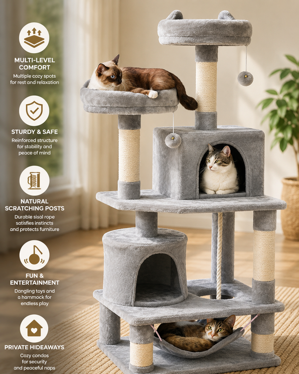 Cat Tree with Hammock