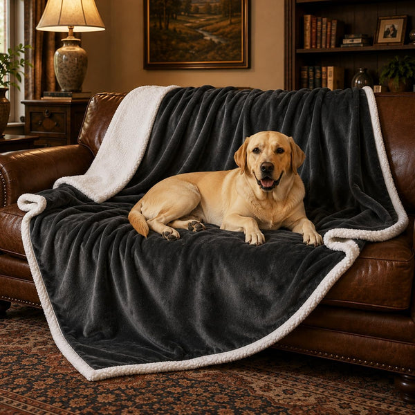 Cozy Fleece Pet Blanket – Large