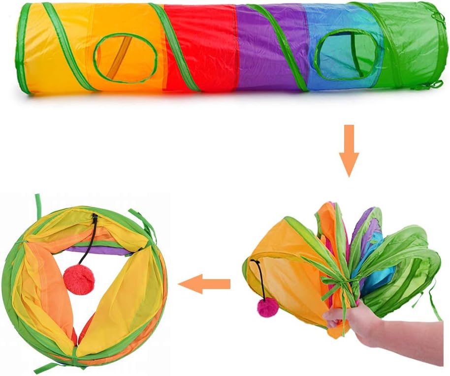 Collapsible Cat Play Tunnel