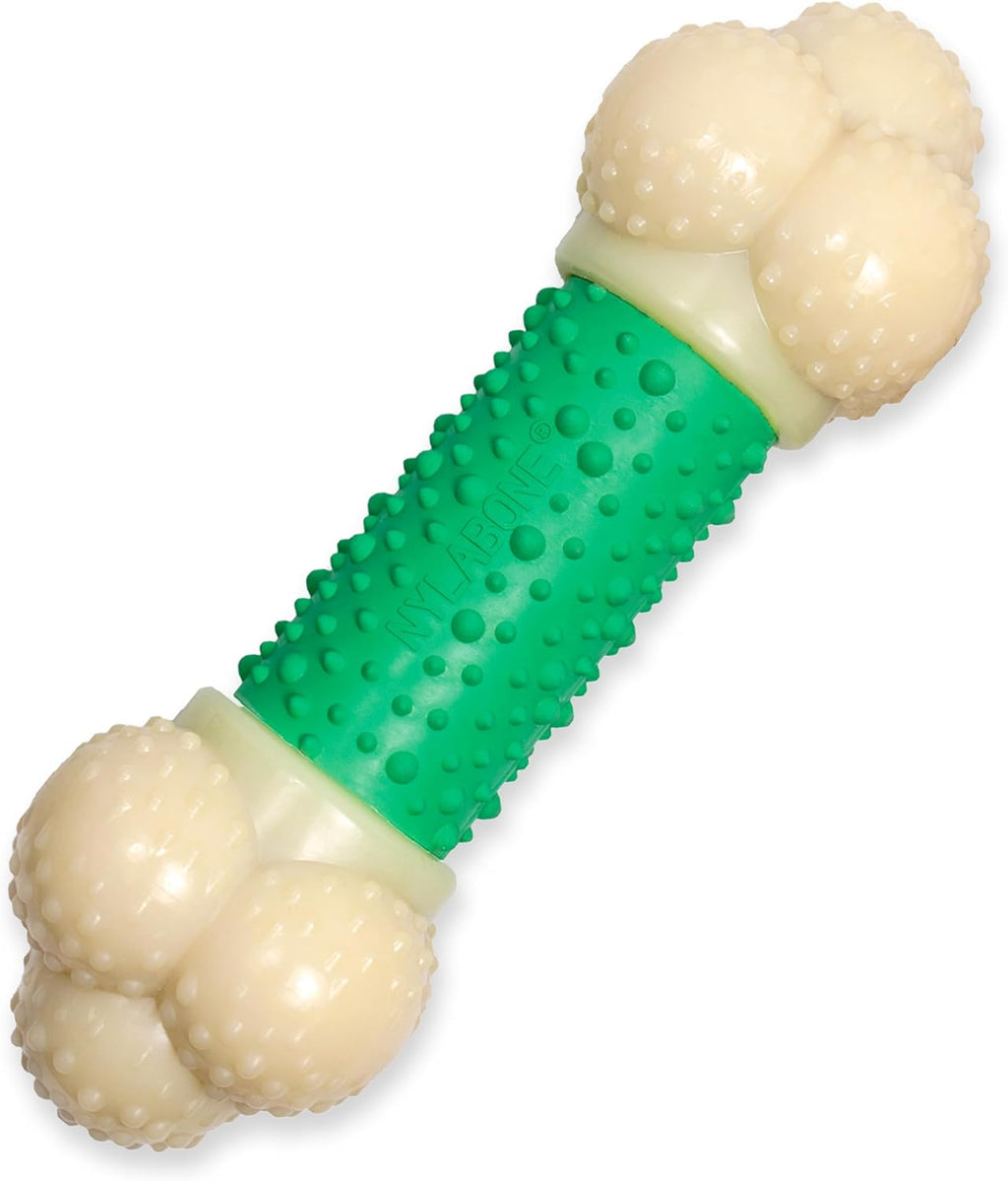 Power Chew Dog Toy for Aggressive Chewers – X-Large Durable Barbell Bone with Teeth-Cleaning Texture for Large Dogs 50+ lbs
