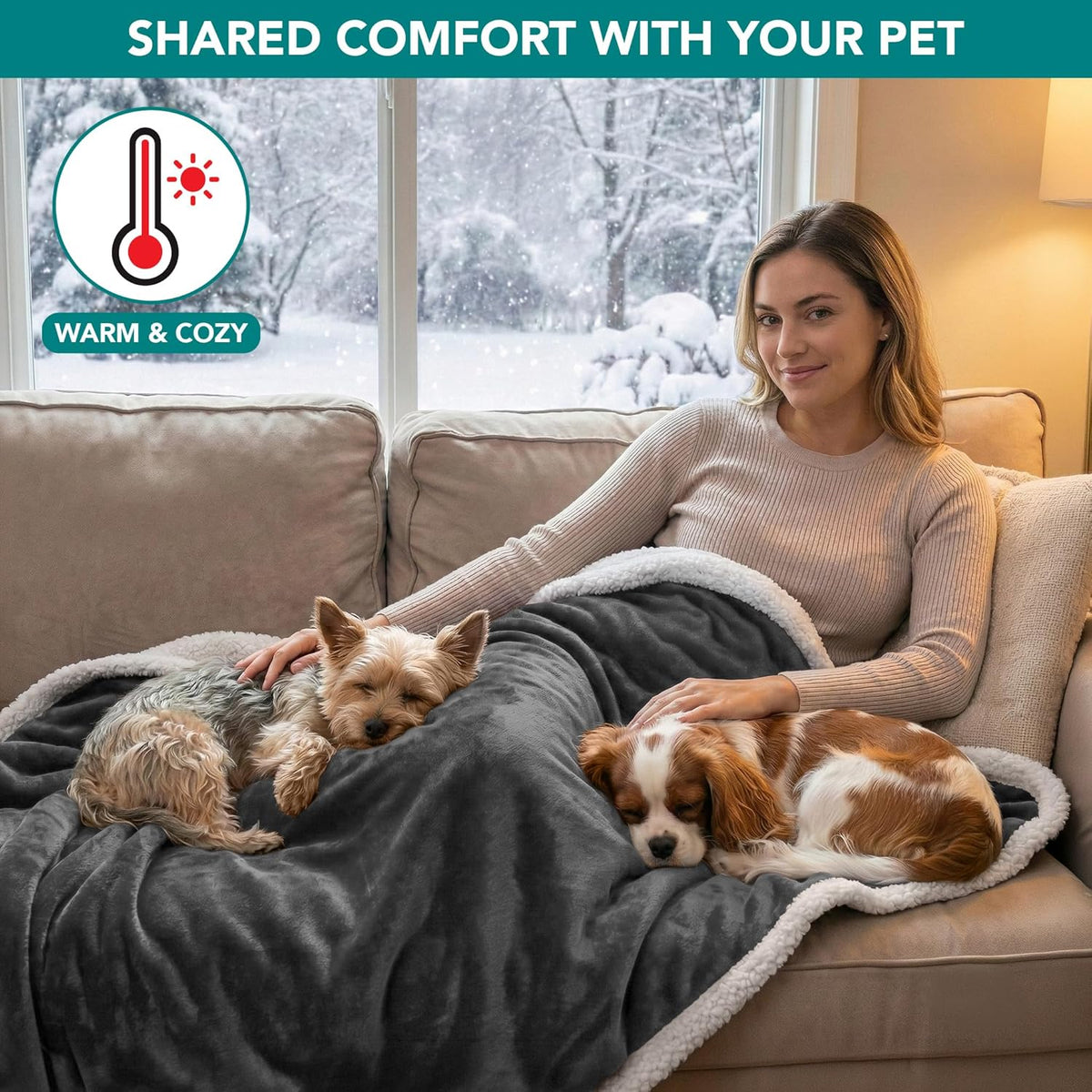Waterproof Sherpa Blanket – Small