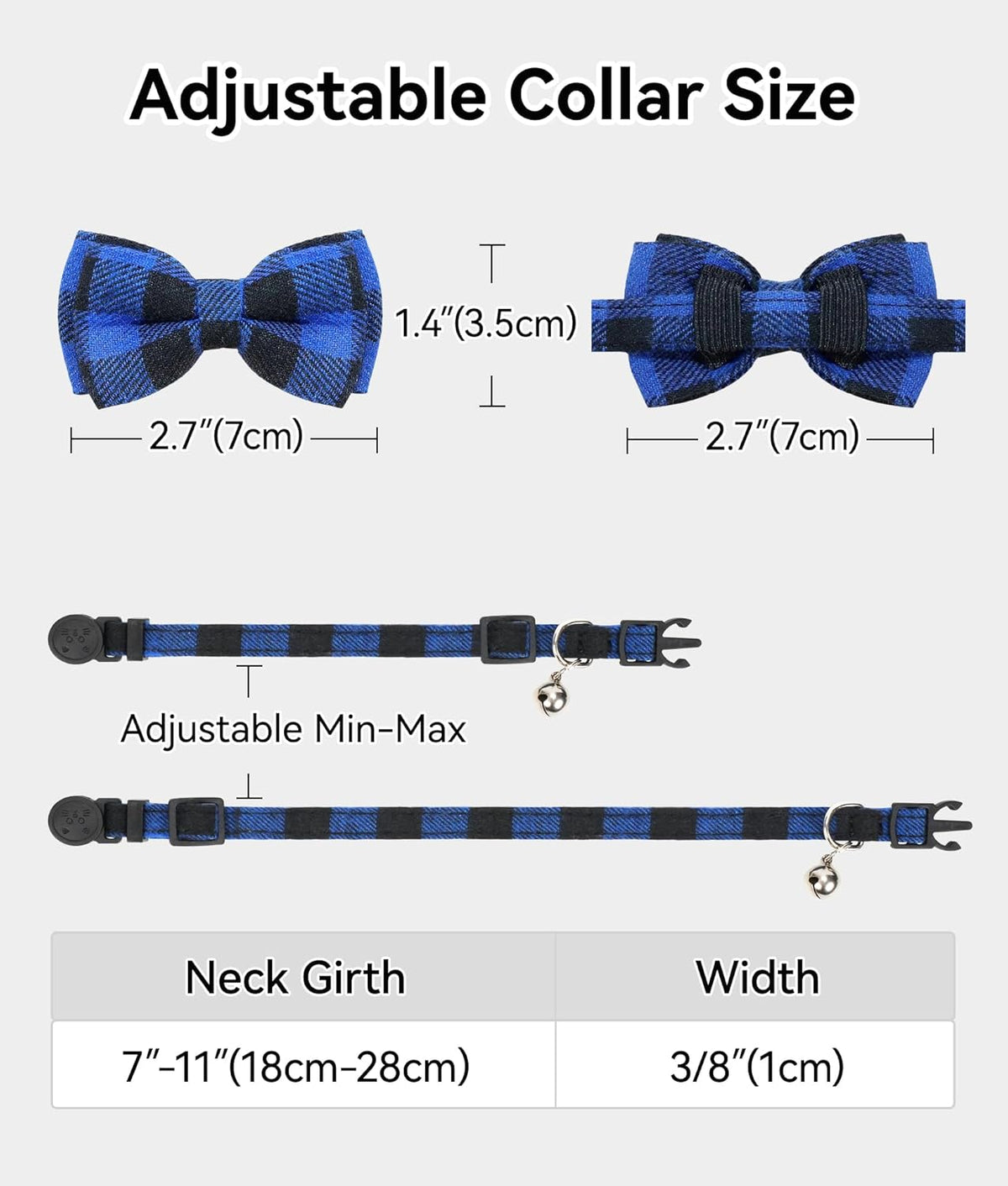 Bow Tie Breakaway Cat Collar