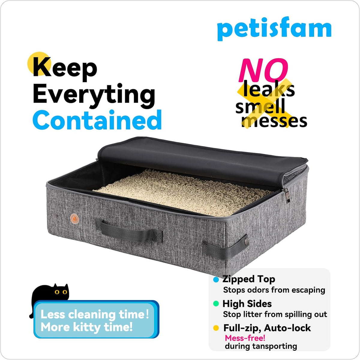 Portable Travel Litter Box