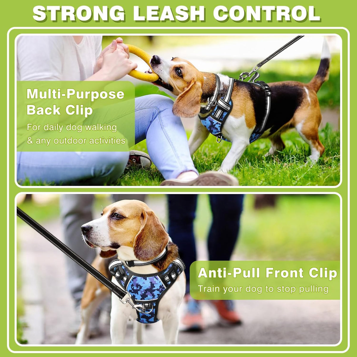 No-Pull Dog Harness & Collar Set