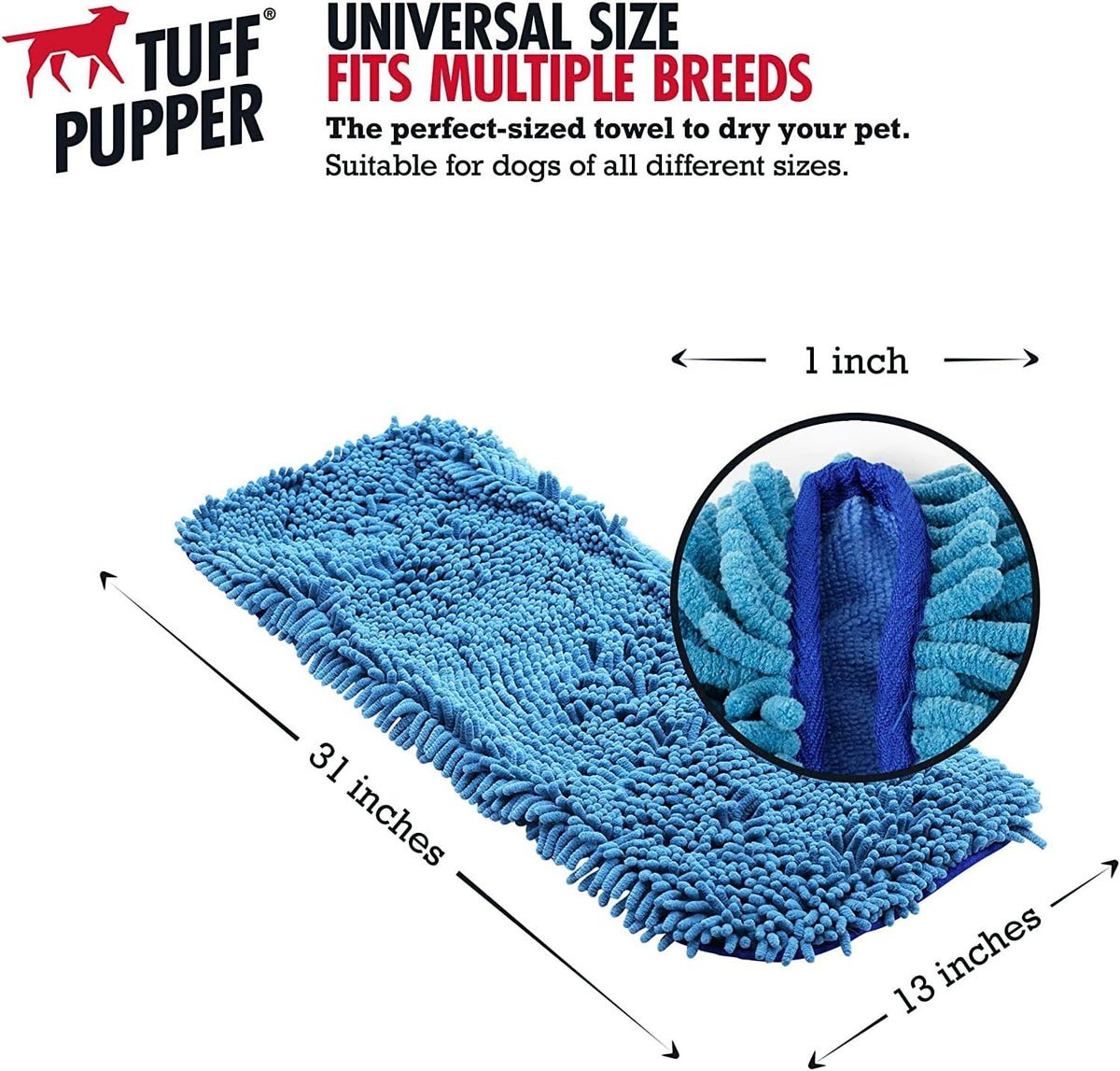 Quick-Dry Microfiber Dog Towel