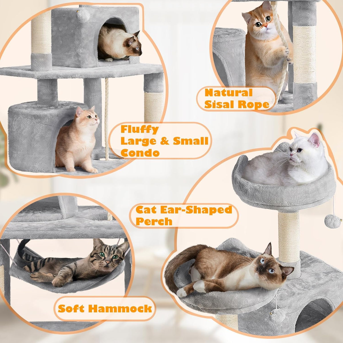 Cat Tree with Hammock